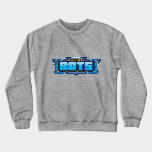 Micro Bots Logo Crewneck Sweatshirt by Prometheus Game Labs